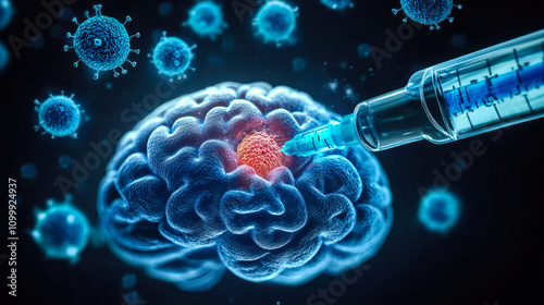 Neural Stem Cell Therapy Injection for Brain Regeneration in Neurodegenerative Disease photo