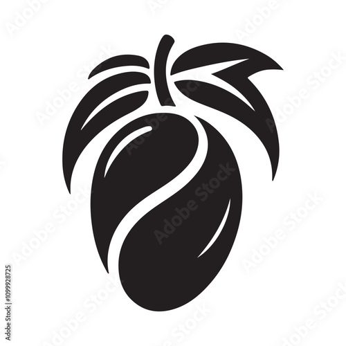 black and white Mango icons
