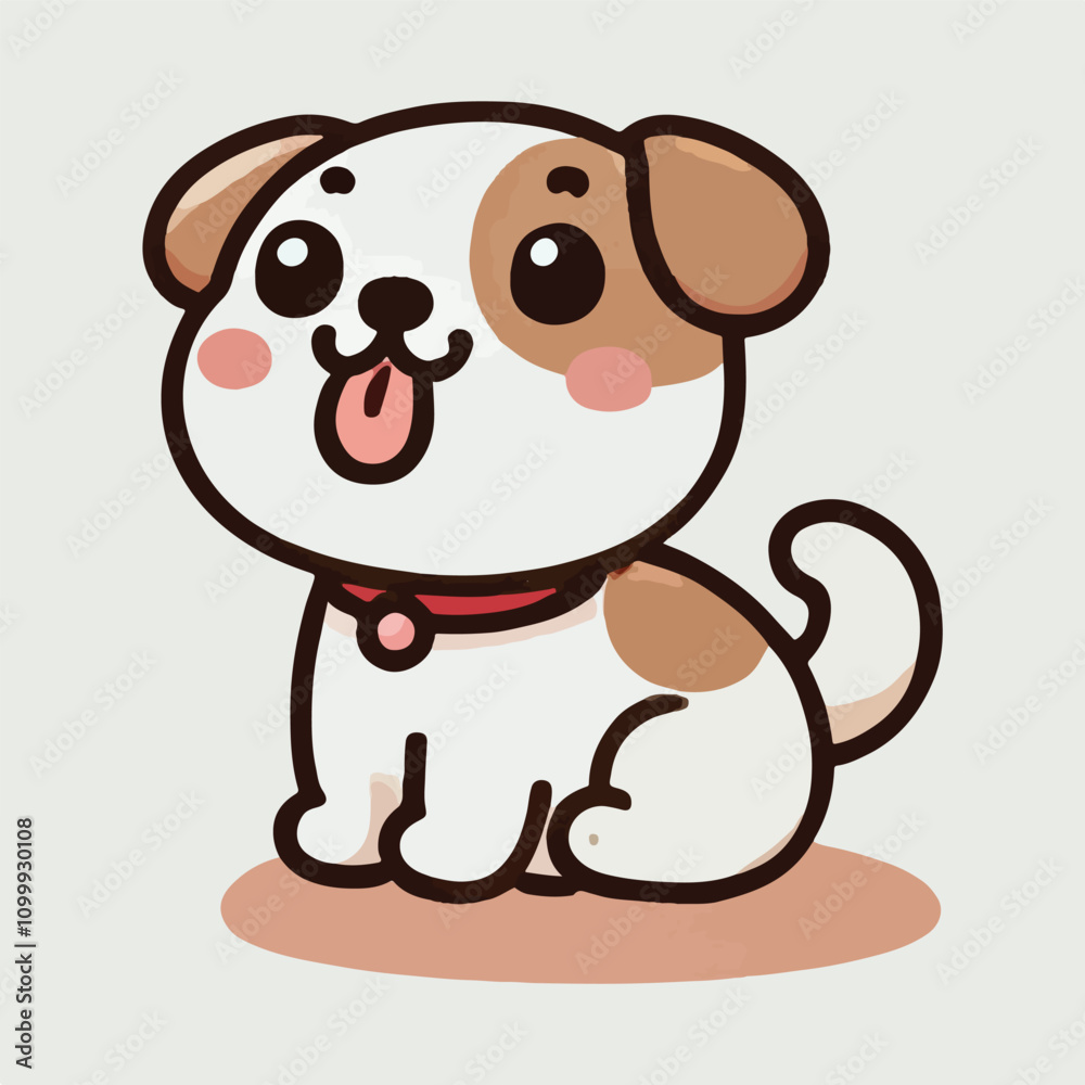 Fototapeta premium Cute Puppy Vectors & Illustrations