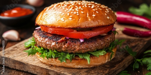 Delicious traditional wet burger showcasing famous Turkish cuisine, known for its unique flavors and satisfying taste. This famous wet burger is a must try for any food lover. photo