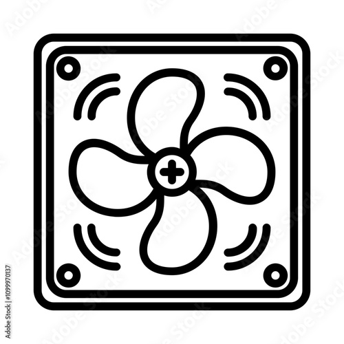 cooling fan icon