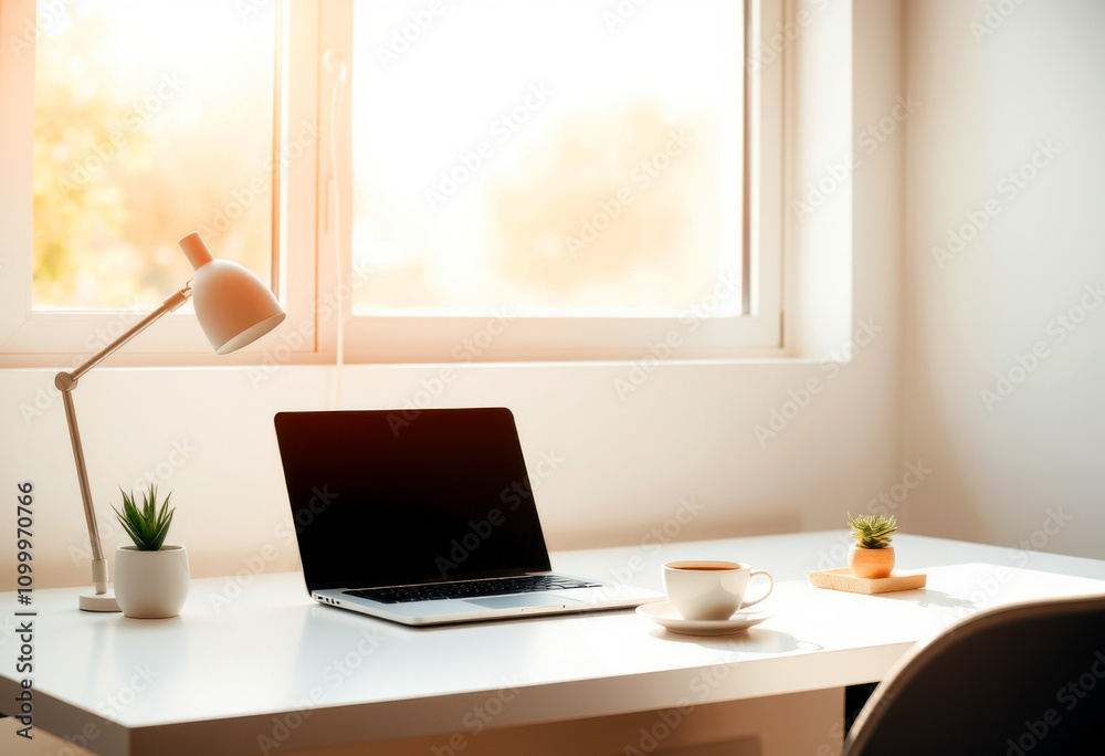 Fototapeta premium Minimalist Workspace Inspiration
