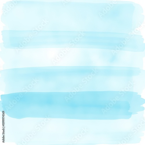 Abstract aquamarine watercolor background with multilayered stripes, background, watercolor photo