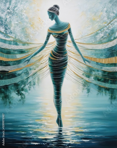 Fototapeta An ethereal abstract artwork