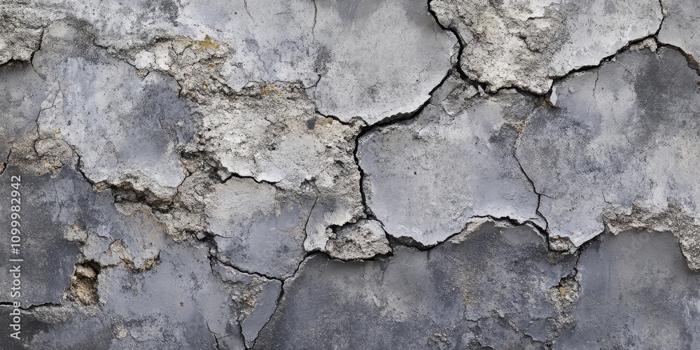 Obraz premium Rough cement background featuring broken cement pieces adds a textured appeal. This rough cement background and broken cement can enhance various design projects with its gritty aesthetic.