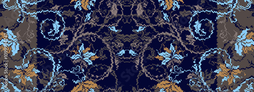Digital And Textile Design Pattern