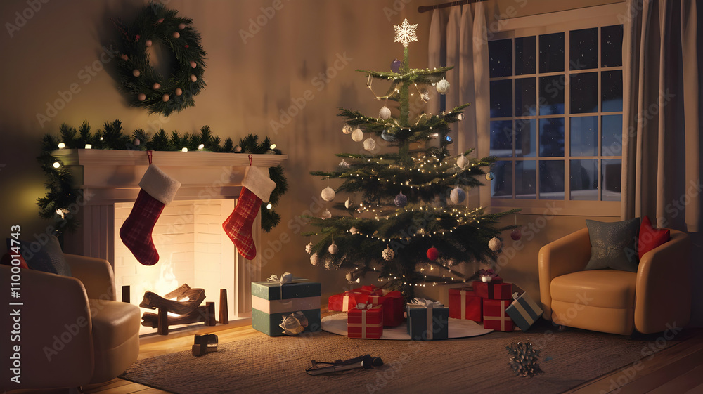 Fototapeta premium christmas background