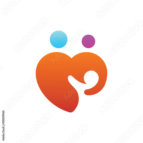 Parenting Logo EPS Vector Template