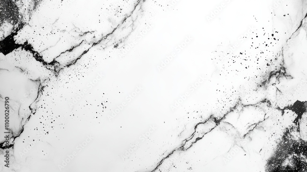 Obraz premium Elegant black and white marble texture perfect for backgrounds and design projects.