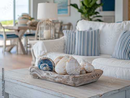 marine themed living room photo