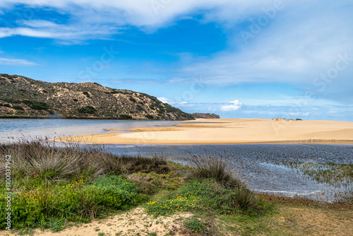 Praia da Bordeira, Algarve, Portugal. Parque Natural do Sudoeste Alentejano e Costa Vicentina.