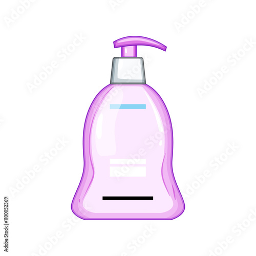 gentle lotion baby cartoon. sensitive soothing, nourishing organic, natural hypoallergenic gentle lotion baby sign. isolated symbol vector illustration