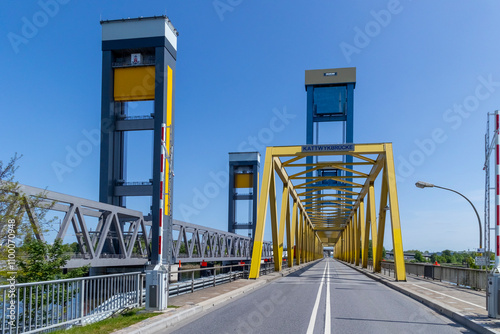 Kattwykbrücke in Hamburg/ Deutschland