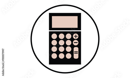 Calculator icons set on white background. Calculator vector icon .