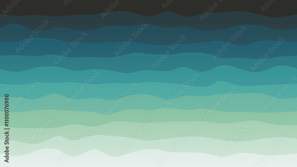 Obraz premium ocean blue wave patterned background with a flowing design