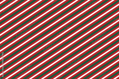 Red and green abstract stripped line pattern. Christmas seamless pattern,
