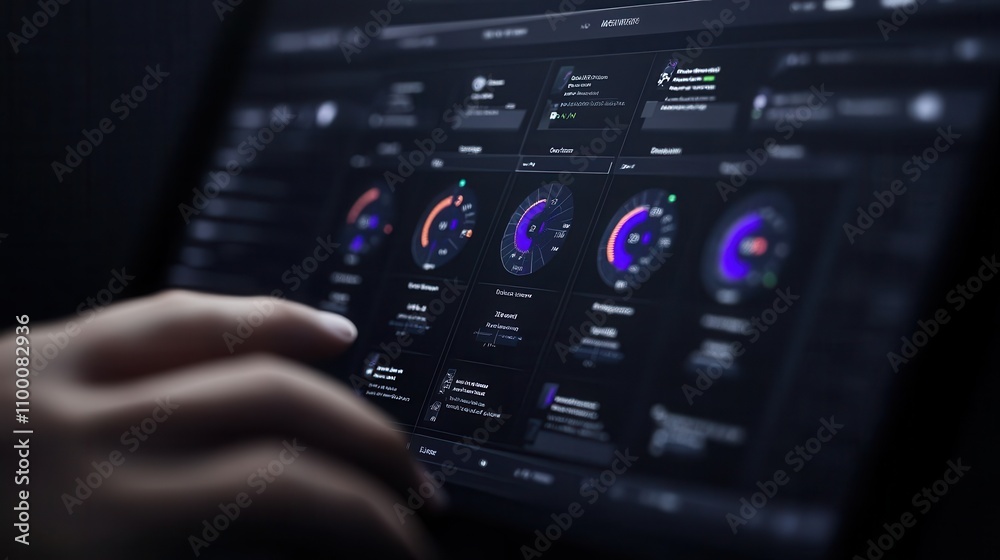 Obraz premium A visual representation of data analytics focusing on empowerment and insights