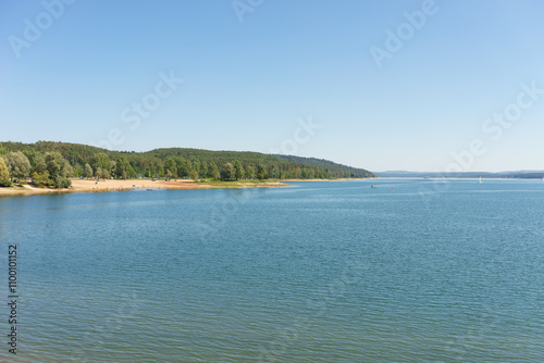 Badestelle am Kleinen Brombachsee in der Nähe von Enderndorf im Fränkischen Seenland
 photo