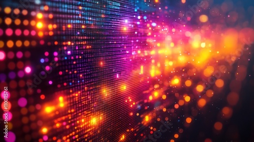 Wallpaper Mural A vibrant abstract background featuring colorful lights and patterns. Torontodigital.ca