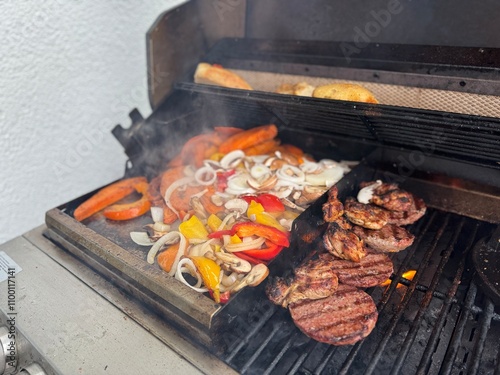 Grilled Steak and Vegetable...