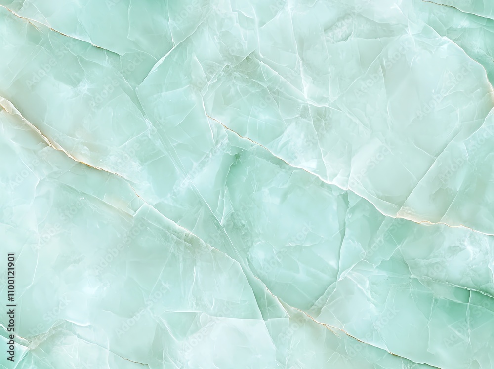 Obraz premium Smooth green marble texture with natural veins, perfect for backgrounds, design projects, and architectural elements.