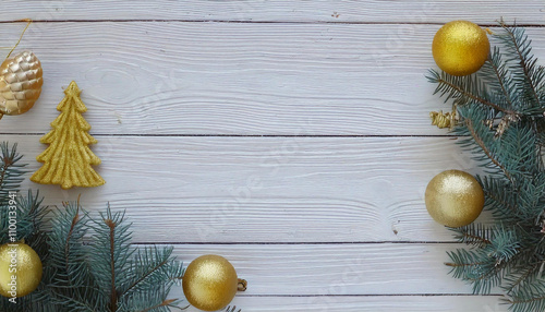 Christmas style border with a space for text or product