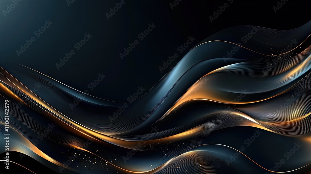 Obraz premium abstract black background