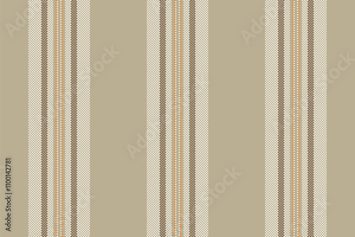 Copy space fabric textile lines, satin vertical pattern stripe. Place seamless texture vector background in pastel and white colors.