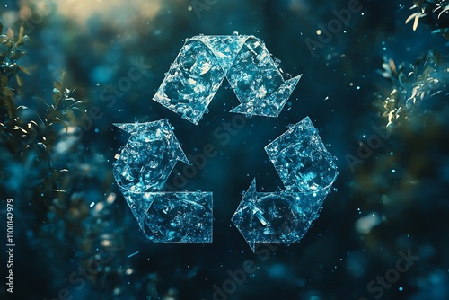 Recycling Symbol | Environmental Reduce Reuse Recycle Concept
