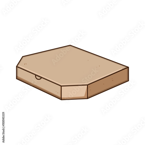 greaseproof pizza box cartoon. biodegradable disposable, custom venting, foldable stackable greaseproof pizza box sign. isolated symbol vector illustration