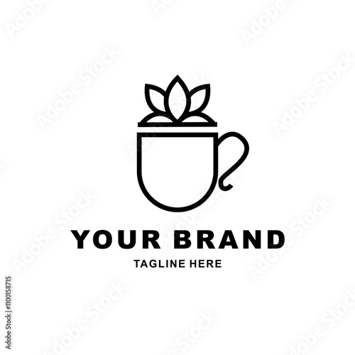 The coffee cup logo with the leaves on top is natural