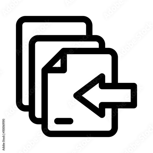 Copy Cursor line icon