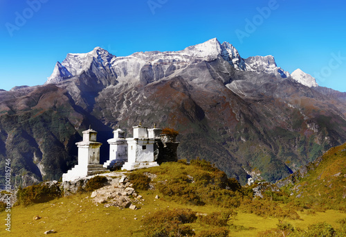 Himalayas mountains Nepal photo