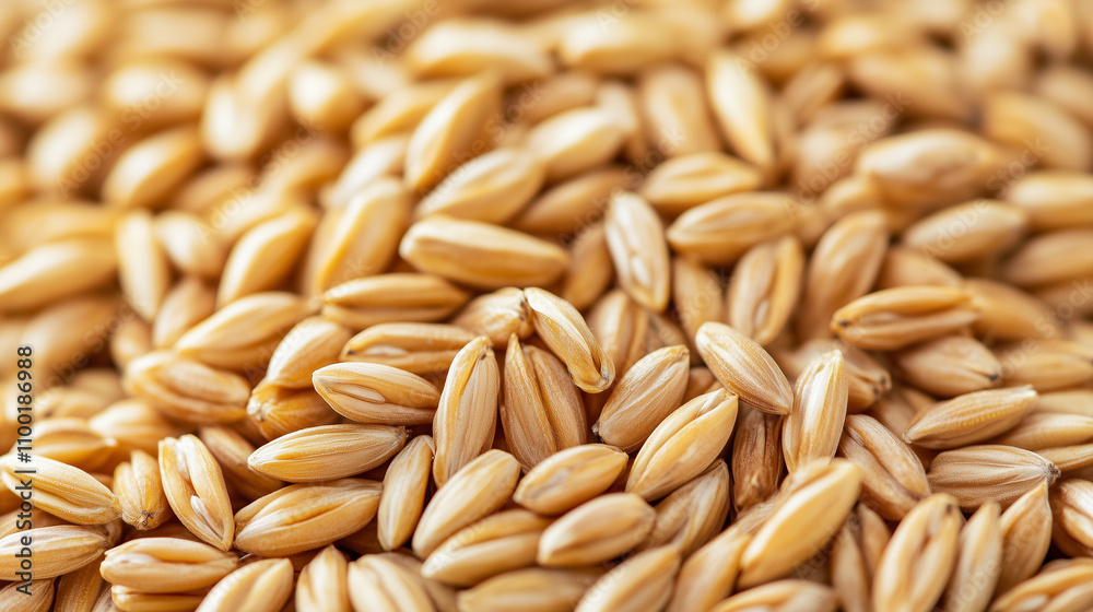 Obraz premium Wheat grains background
