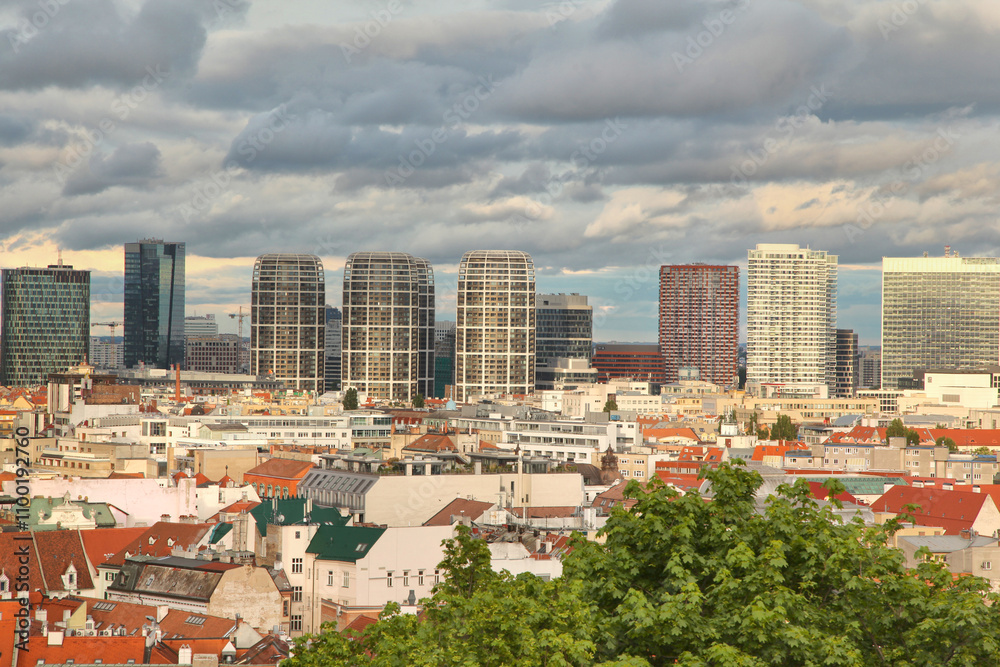 Fototapeta premium Great view of Bratislava city center