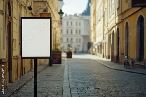 A simple street sign with a blank space next to the usual signage