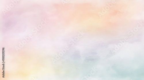 Soft pastel abstract backgrounds with smooth gradient transitions in shades of peach, lavender, mint, and sky blue, featuring a watercolor-inspired minimalist design aesthetic