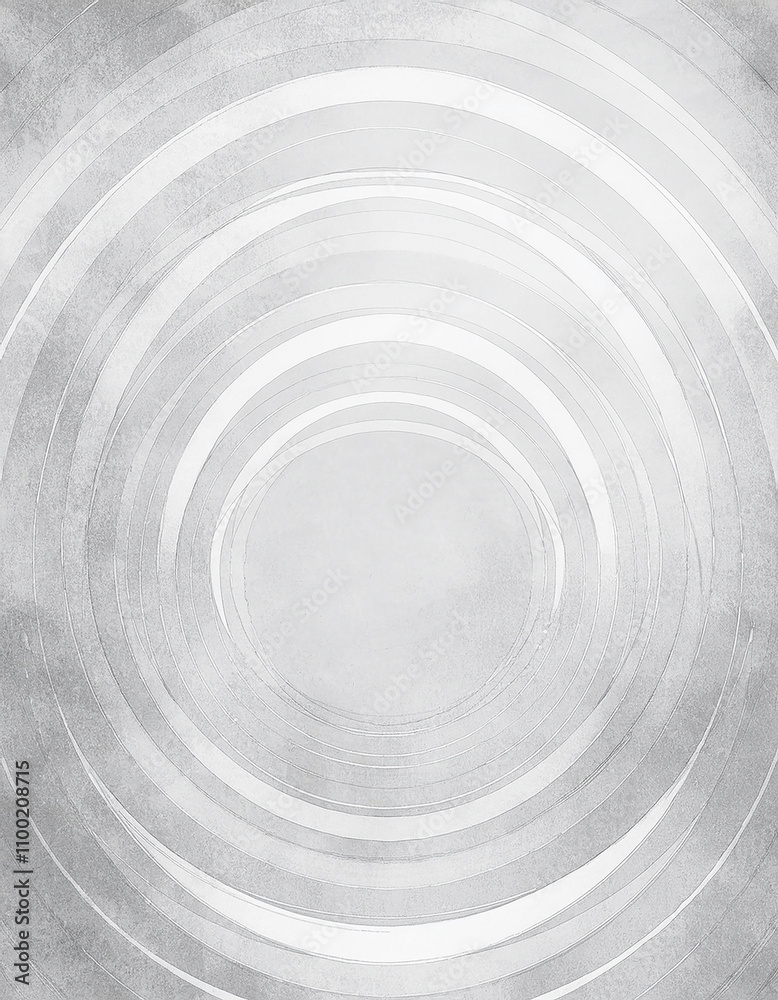 Obraz premium White background with white circle rings in faded distressed vintage grunge texture design
