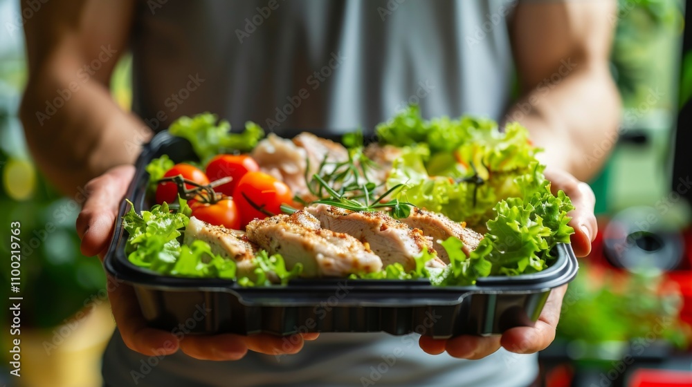 The black container holds a delicious array of high-protein foods. The black container holds a delicious array of high-protein foods.
