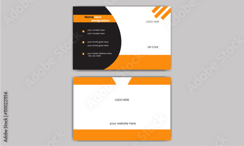 modern creative business card design template, minimalist business card design, double sided business card design, visiting card, business card design template 