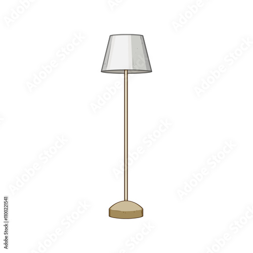 lighting torchere cartoon. lamp floor, decor illumination, modern classic lighting torchere sign. isolated symbol vector illustration