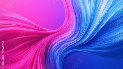 Wallpaper Mural Dynamic color fusion art digital medium abstract creation vibrant environment artistic viewpoint modern aesthetic exploration Torontodigital.ca