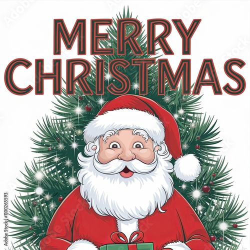 Vintage Christmas text.