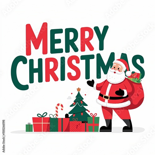 Vintage Christmas text.