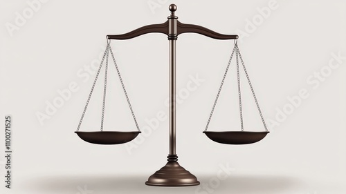 law restriction policy concept. A balanced scale symbolizing justice and fairness, often associated with law and legal systems. photo