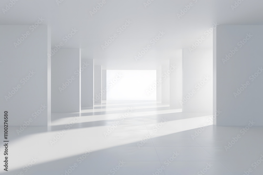 Fototapeta premium Matte white background offering a minimalistic and refined design canvas