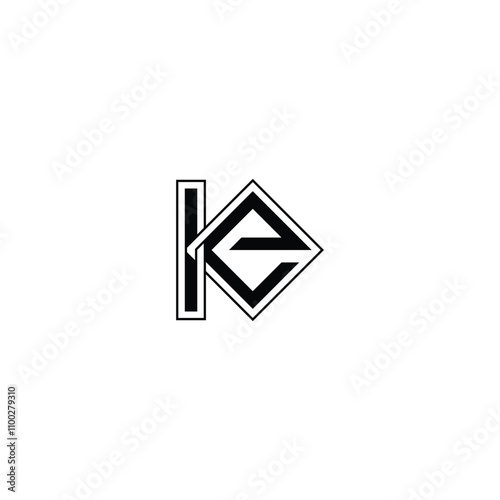 Free Download KE or EK logo and icon design - GFXLoad