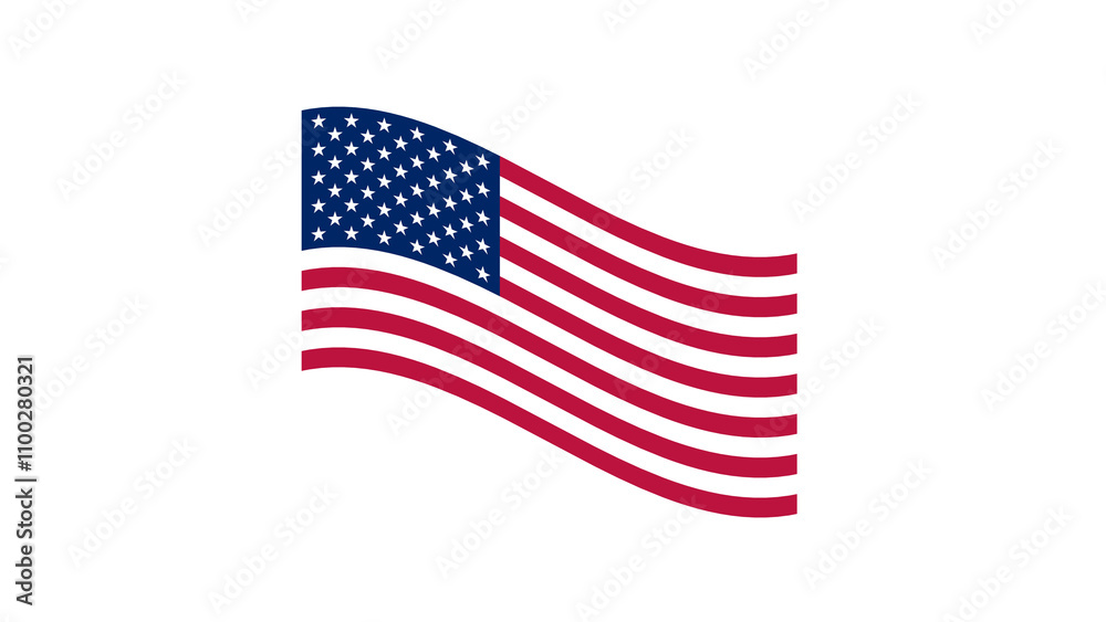 Obraz premium American flag USA background united states