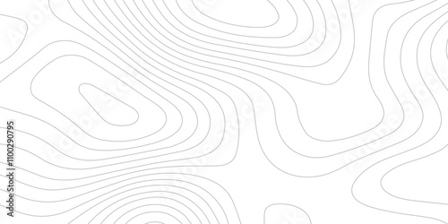 Abstract wave paper curved reliefs background, gradient multicolor wave curve lines banner background design, topographic contours map background, Vector geographic contour map.