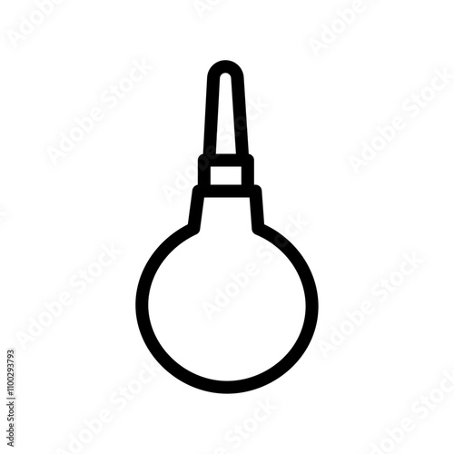 baby nasal aspirator icon Outline vector for web ui